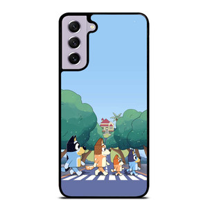HEELERS FAMILY BLUEY CARTOON ABBEY ROAD Samsung Galaxy S21 FE Case Cover