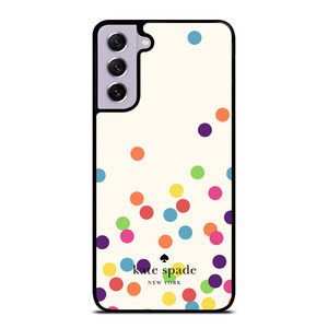 KATE SPADE NEW YORK LOGO COLORFUL POLKADOTS ICON Samsung Galaxy S21 FE Case Cover