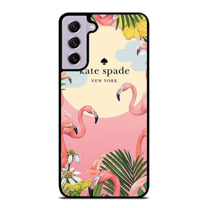 KATE SPADE NEW YORK LOGO FLORAL FLAMENGOS Samsung Galaxy S21 FE Case Cover