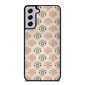 MANCHESTER UNITED FC FOOTBALL LOGO COLLAGE Samsung Galaxy S21 FE Case Cover