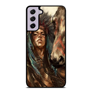NATIVE AMERICAN PEOPLE ART Samsung Galaxy S21 FE Case Cover