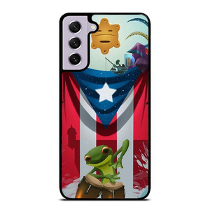 PUERTO RICO FROG FLAG Samsung Galaxy S21 FE Case Cover