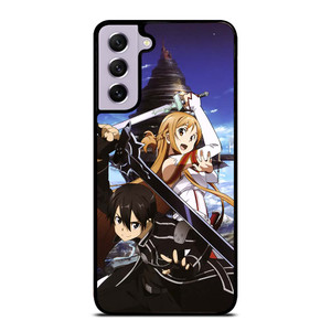 SAO SWORD ART ONLINE KIRITO AND ASUNA Samsung Galaxy S21 FE Case Cover