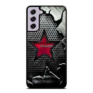 WINTER SOLDIER METAL LOGO AVENGERS Samsung Galaxy S21 FE Case Cover