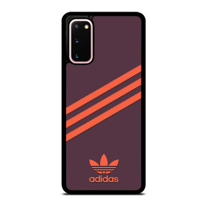ADIDAS ORIGINALS STRIPES PURPLE ORANGE Samsung Galaxy S20 Case Cover