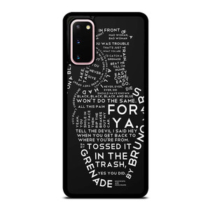 BRUNO MARS LYRICS Samsung Galaxy S20 Case Cover