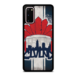 CLEVELAND INDIANS LOGO BASEBALL TEAM TRIBE TOWN Samsung Galaxy S20 Case Cover