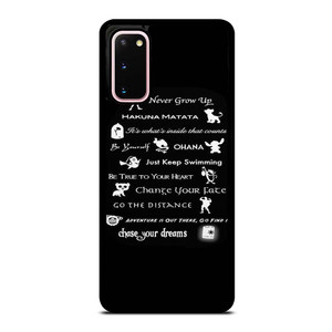 DISNEY LESSONS BLACK Samsung Galaxy S20 Case Cover