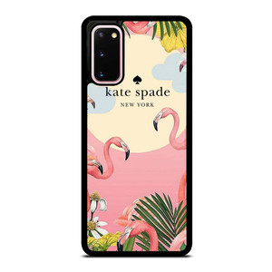 KATE SPADE NEW YORK LOGO FLORAL FLAMENGOS Samsung Galaxy S20 Case Cover