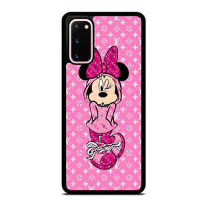 LOUIS VUITTON LV LOGO PINK MINNIE MOUSE Samsung Galaxy S20 Case Cover