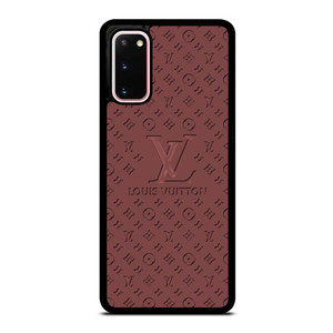 LOUIS VUITTON LV ROSE BROWN LOGO ICON Samsung Galaxy S20 Case Cover