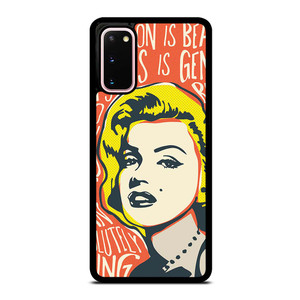 MARILYN MONROE ART QUOTE Samsung Galaxy S20 Case Cover