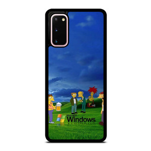 MICROSOFT WINDOWS THE SIMPSONS Samsung Galaxy S20 Case Cover