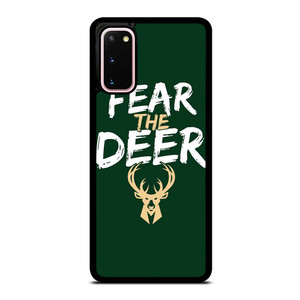 MILWAUKEE BUCKS LOGO BASEBALL FEAR THE DEER Samsung Galaxy S20 Case Cover