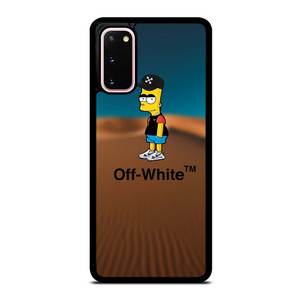 OFF WHITE BART SIMPSONS Samsung Galaxy S20 Case Cover
