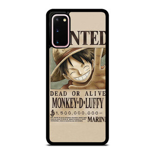ONE PIECE MONKEY D LUFFY WANTED Samsung Galaxy S20 Case Cover
