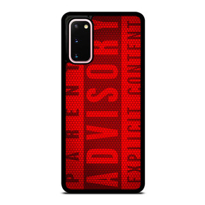 PARENTAL ADVISORY EXPLICIT CONTENT CARBON Samsung Galaxy S20 Case Cover