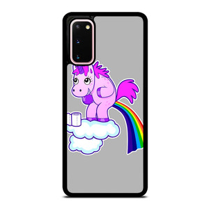 POOPING RAINBOW UNICORN Samsung Galaxy S20 Case Cover