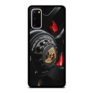PORSCHE LOGO CAR ON RIM Samsung Galaxy S20 Case Cover