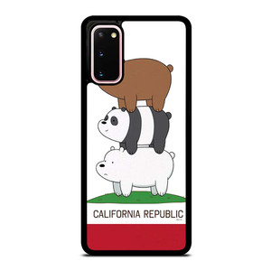 WE BARE BEARS CALIFORNIA REPUBLIC Samsung Galaxy S20 Case Cover