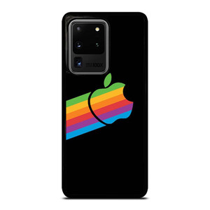 APPLE RETRO DESIGN BLACK Samsung Galaxy S20 Plus Case Cover