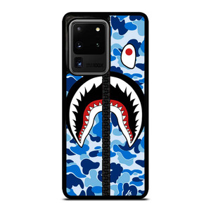 BAPE SHARK CAMO BLUE ZIP Samsung Galaxy S20 Plus Case Cover