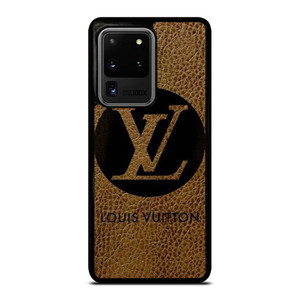 LOUIS VUITTON PARIS LV LOGO LEATHER Samsung Galaxy S20 Plus Case Cover