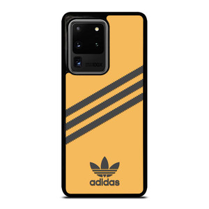 ADIDAS ORIGINALS STRIPES ORANGE BLACK Samsung Galaxy S20 Ultra Case Cover
