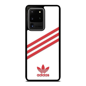 ADIDAS ORIGINALS STRIPES WHITE RED Samsung Galaxy S20 Ultra Case Cover