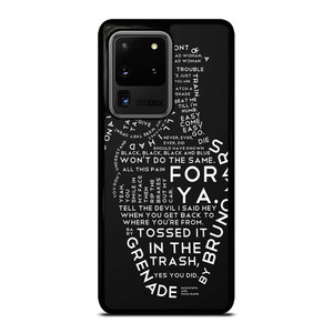 BRUNO MARS LYRICS Samsung Galaxy S20 Ultra Case Cover