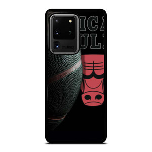 CHICAGO BULLS BLACK BASKETBALL Samsung Galaxy S20 Ultra Case Cover