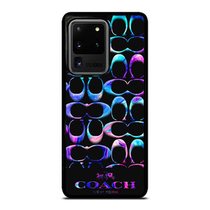 COACH NEW YORK COLORFULL MARBLE PATTERN Samsung Galaxy S20 Ultra Case Cover