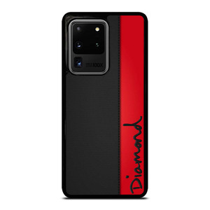 DIAMOND SUPPLY CO RED LEATHER Samsung Galaxy S20 Ultra Case Cover