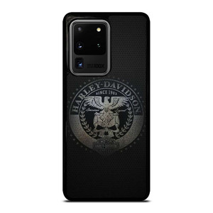 HARLEY DAVIDSON MOTORCYCLES COMPANY CARBON LOGO Samsung Galaxy S20 Ultra Case Cover