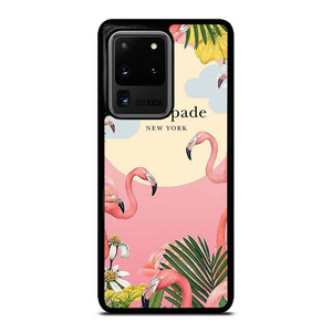 KATE SPADE NEW YORK LOGO FLORAL FLAMENGOS Samsung Galaxy S20 Ultra Case Cover