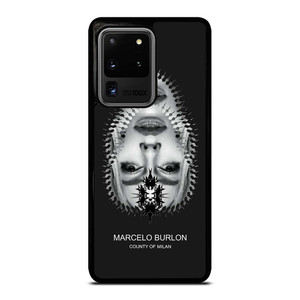 MARCELO BURLON MILAN UPSIDE DOWN FACE Samsung Galaxy S20 Ultra Case Cover
