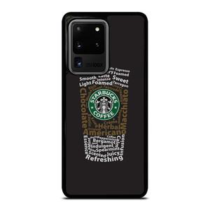 STARBUCKS COFFEE ART TYPOGRAPHY Samsung Galaxy S20 Ultra Case Cover