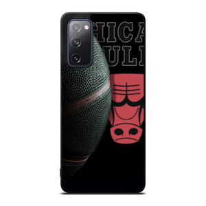 CHICAGO BULLS BLACK BASKETBALL Samsung Galaxy S20 FE Case Cover