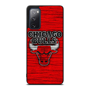CHICAGO BULLS WOODEN RED LOGO Samsung Galaxy S20 FE Case Cover