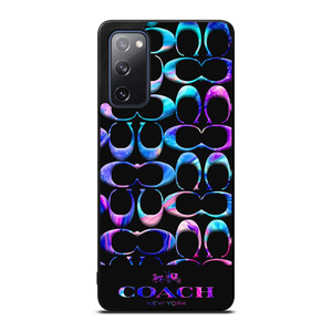 COACH NEW YORK COLORFULL MARBLE PATTERN Samsung Galaxy S20 FE Case Cover