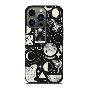 LUNAR PATTERN BLACK WHITE iPhone 13 Pro Case Cover LUNAR PATTERN BLACK WHITE iPhone 13 Pro Case Cover