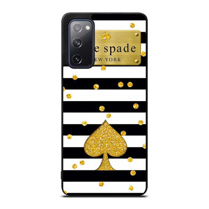 KATE SPADE NEW YORK LOGO GOLDEN POLKADOTS ICON Samsung Galaxy S20 FE Case Cover