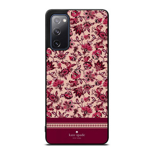 KATE SPADE NEW YORK RED FLORAL Samsung Galaxy S20 FE Case Cover