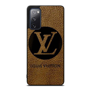 LOUIS VUITTON PARIS LV LOGO LEATHER Samsung Galaxy S20 FE Case Cover