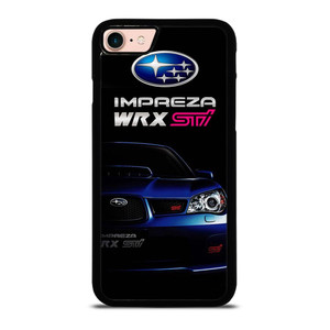 SUBARU IMPREZA WRX STI BLUE CAR iPhone 7 / 8 Case Cover SUBARU IMPREZA WRX STI BLUE CAR iPhone 7 / 8 Case Cover