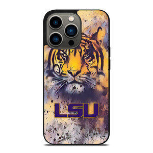 LSU TIGERS ART LOGO iPhone 13 Pro Case Cover