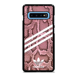 ADIDAS ORIGINALS STRIPES PINK SNAKE SKIN Samsung Galaxy S10 Plus Case Cover