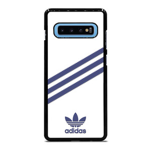 ADIDAS ORIGINALS STRIPES WHITE ROYAL BLUE Samsung Galaxy S10 Plus Case Cover