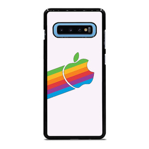 APPLE RETRO DESIGN WHITE Samsung Galaxy S10 Plus Case Cover