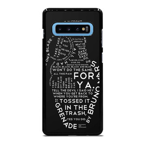 BRUNO MARS LYRICS Samsung Galaxy S10 Plus Case Cover